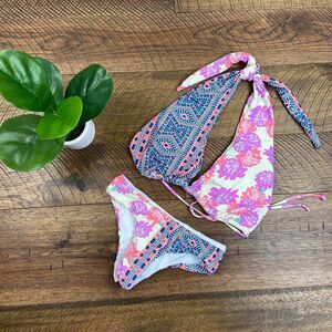 O'NEILL Pattern bikini set NWT Colorful